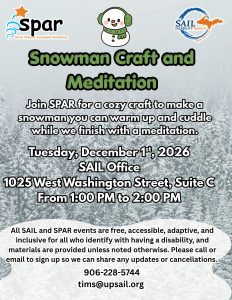 Adaptive Crafts - Sock Snowman Craft and Meditation
