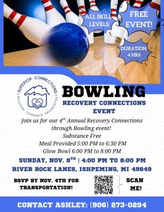 SCRCO Presents: 4th Annual Recovery Connections through Bowling